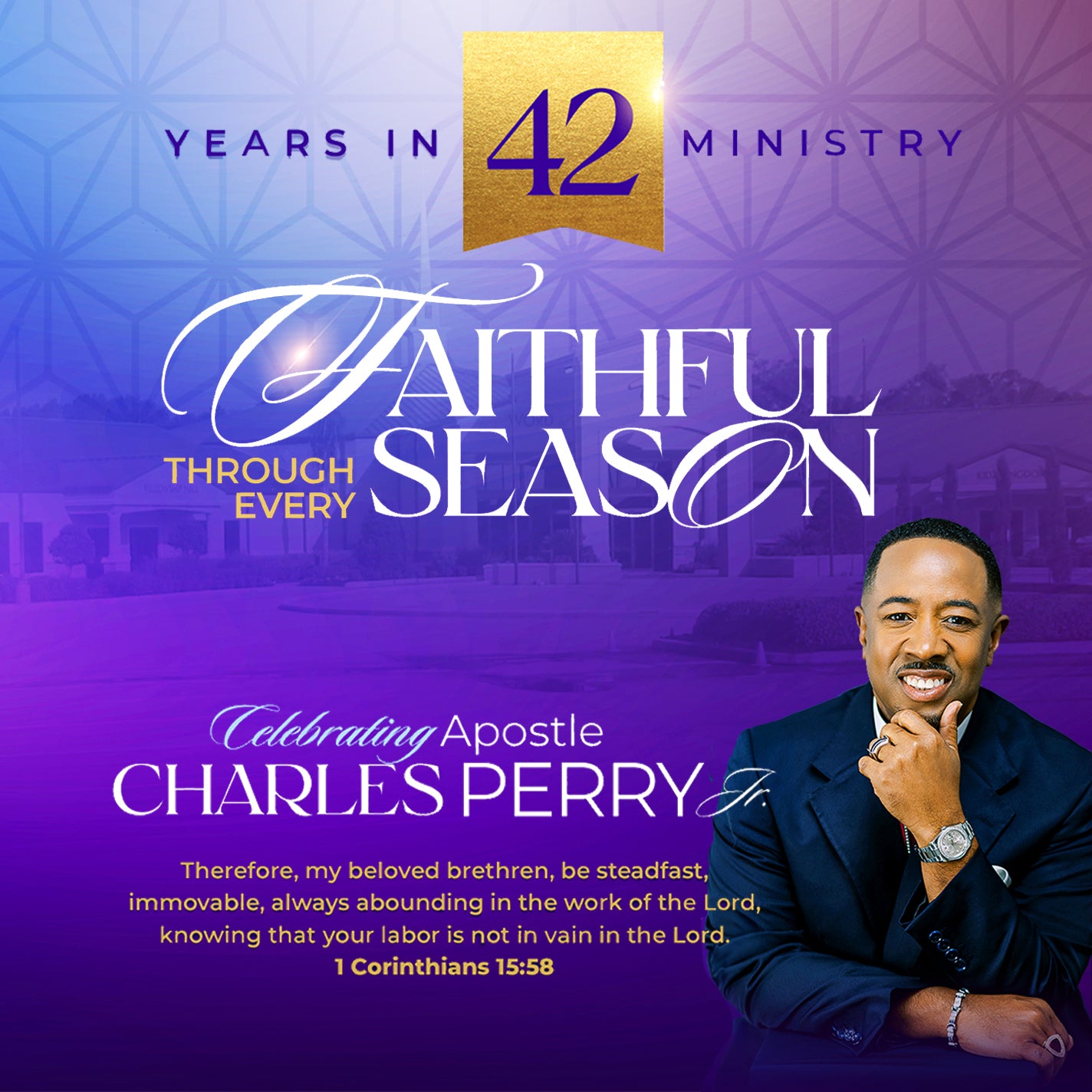 42 YEARS in Ministry (2026) (Apostle's Anniversary)