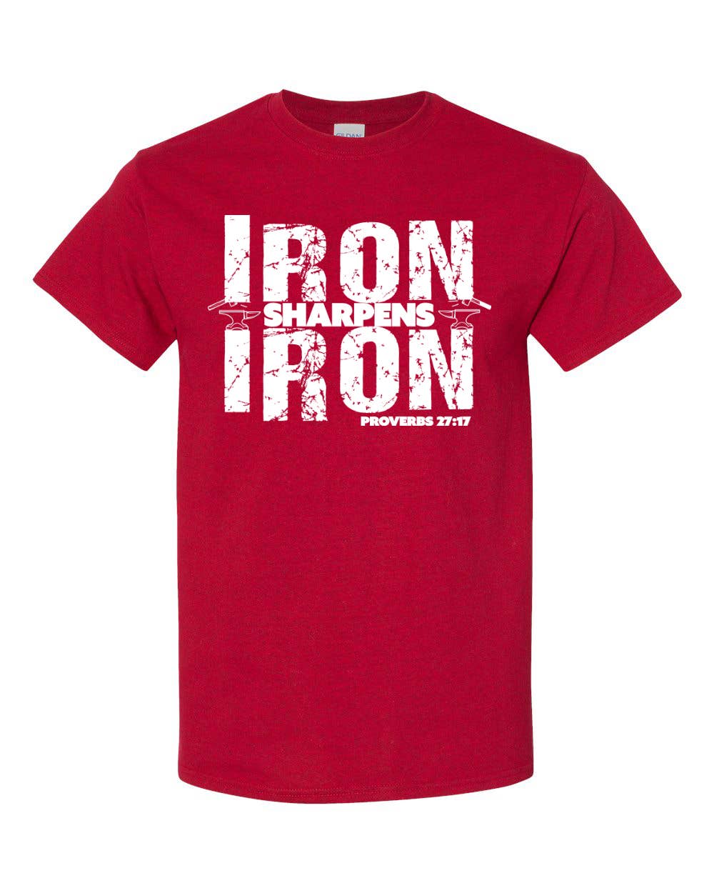 Iron Sharpens Iron Bible Verse Christian T-Shirt
