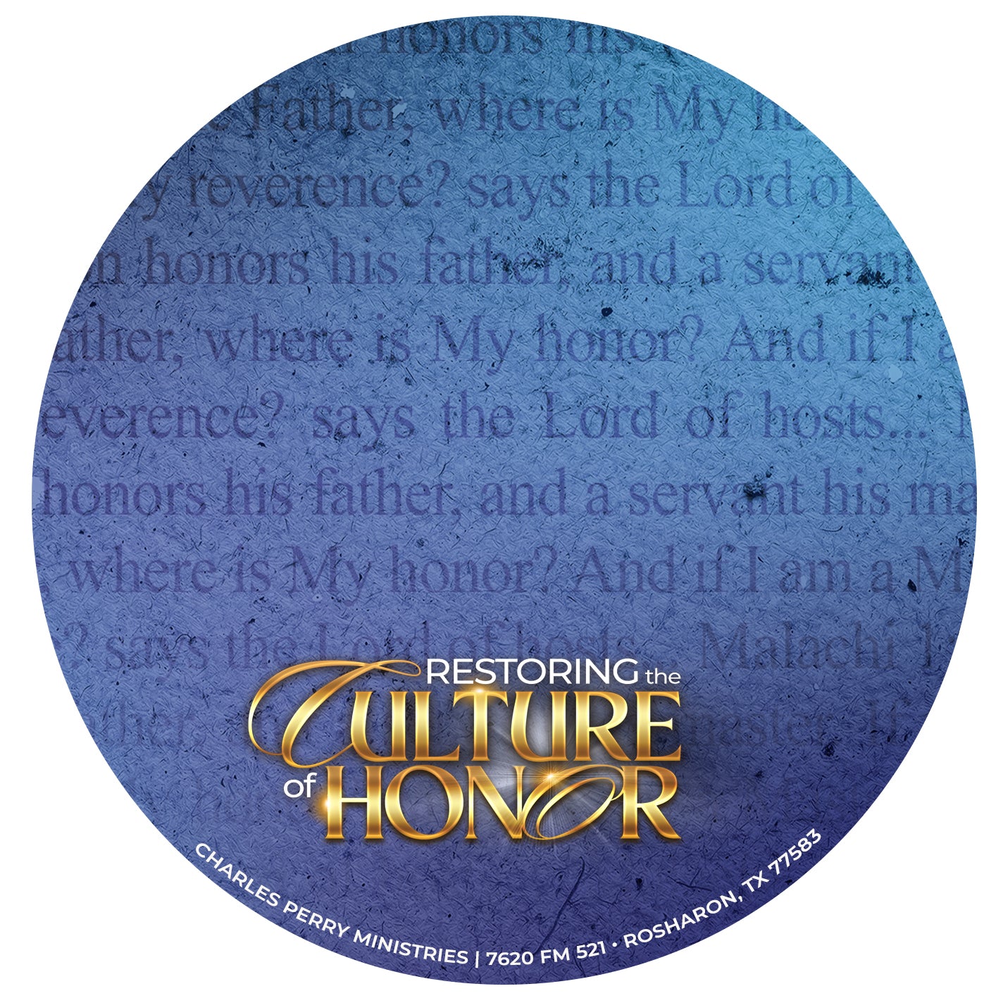 Restoring the Culture of Honor 2026