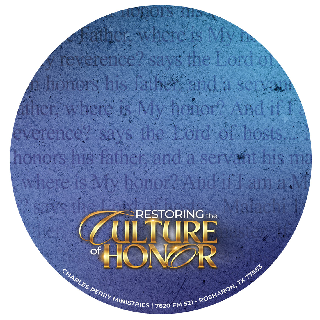 Restoring the Culture of Honor 2026