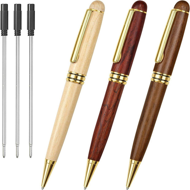 Cambond Luxury Wood Ballpoint Pens with Gift Box, Elegant Fancy