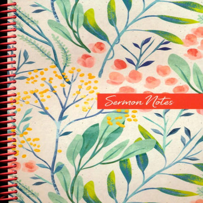 Sermon Notes Journal [Floral]