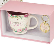 I Love That You're My Mom Mug And Keyring Gift Set