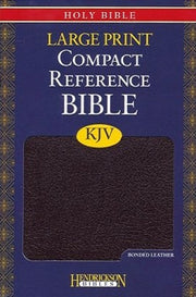 KJV Large-Print Compact Reference Bible, Bonded leather, Burgundy